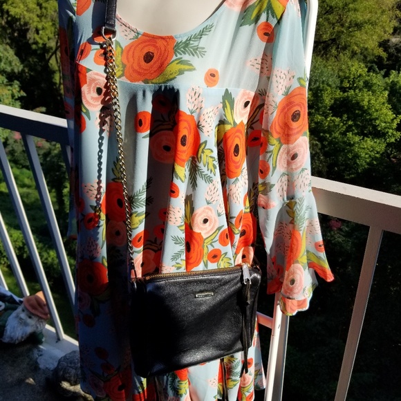 Rebecca Minkoff Black Gold Chain Studded Bag - Picture 3 of 8